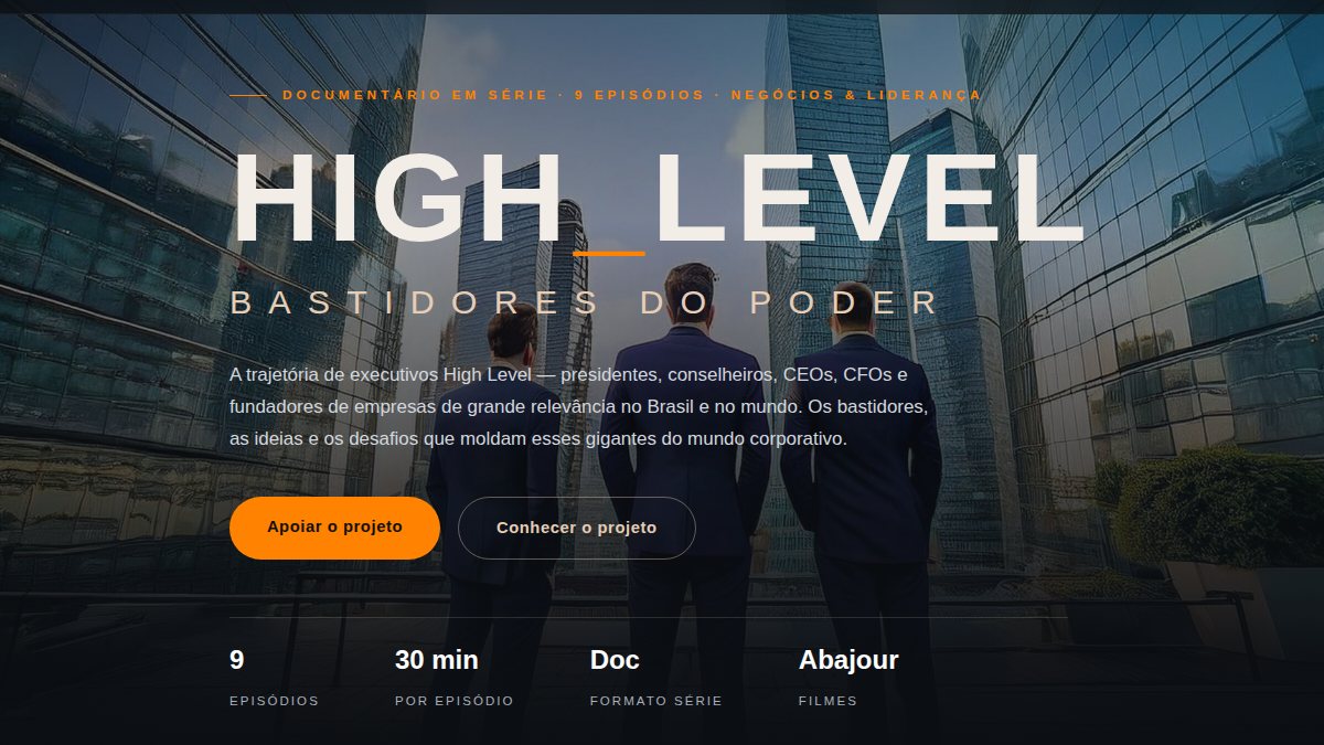 HIGH LEVEL — capa do projeto