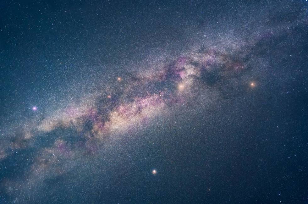 Olho humano e cosmos